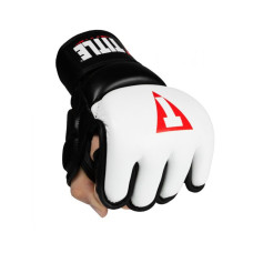 Перчатки Titile MMA Pro Training Gloves White Black