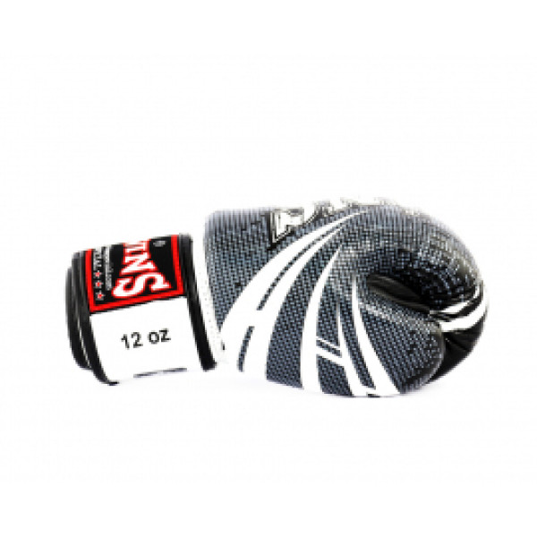 Боксерские перчатки Twins Fancy FBGVL3-TW5 White Black