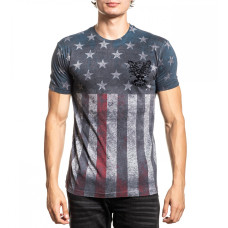 Футболка Affliction CK Freedom SS Tee Heather Grey