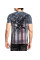 Футболка Affliction CK Freedom SS Tee Heather Grey