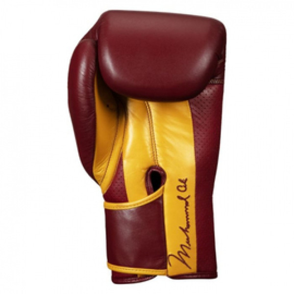 Боксерские перчатки Title ALI Limited Edition Training Gloves Maroon Gold