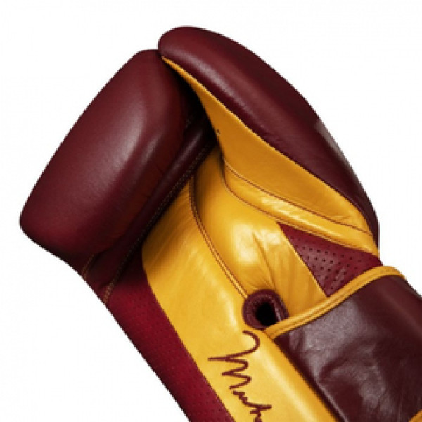 Боксерские перчатки Title ALI Limited Edition Training Gloves Maroon Gold