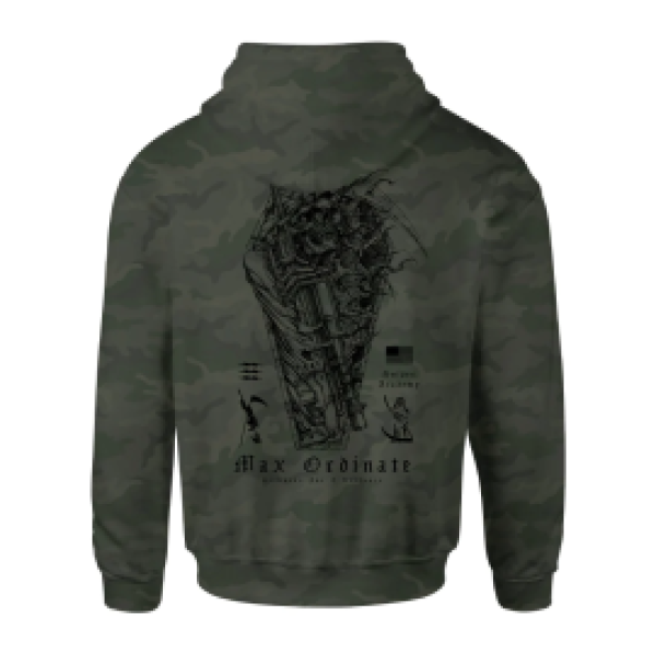 Толстовка Howitzer Max Ordinate Po Hood Green Camo