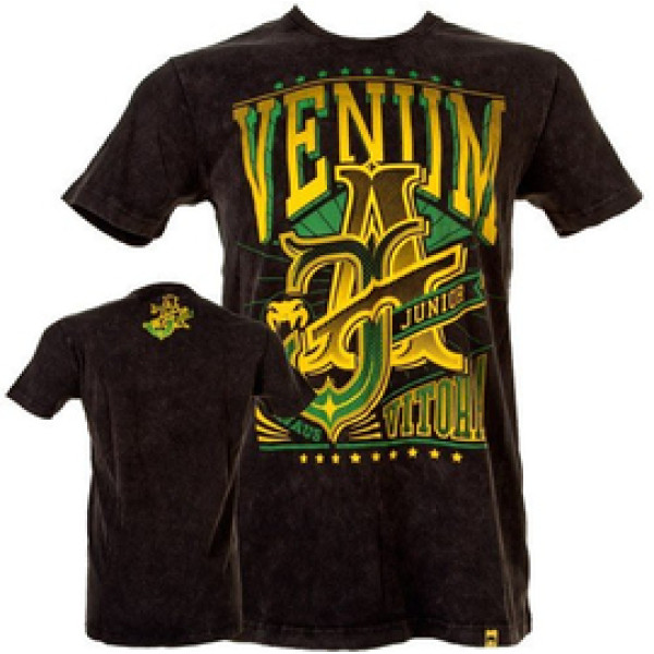 Футболка Venum Jose Aldo Vitoria T-shirt - Black-Green