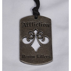 Мужской жетон на шею Affliction Denim Killers