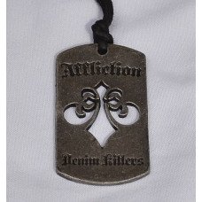 Мужской жетон на шею Affliction Denim Killers