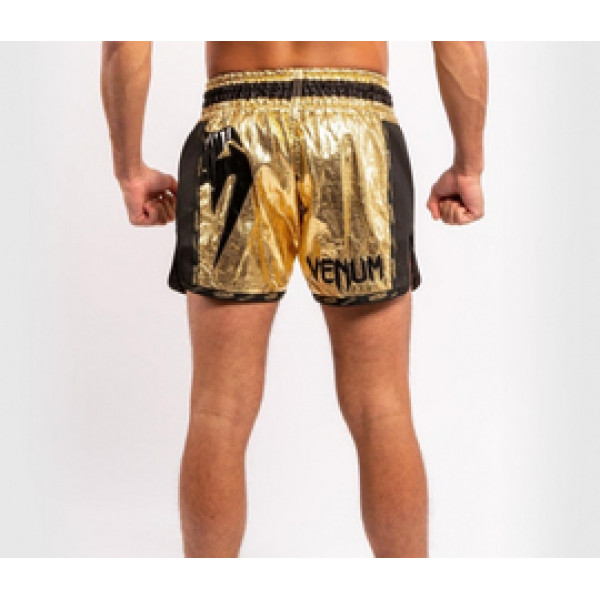 Шорты для тайского бокса Venum Giant Foil Gold Black