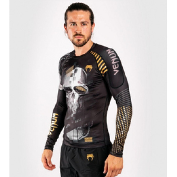 Рашгард Venum Skull Rashguard Long Sleeves Black