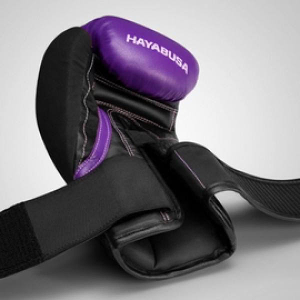 Боксерские перчатки Hayabusa T3 Boxing Gloves Purple Black