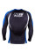 Рашгард Venum No Gi IBJJF Approved Rash Guard Black Blue