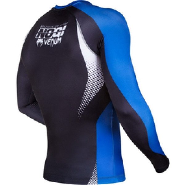 Рашгард Venum No Gi IBJJF Approved Rash Guard Black Blue