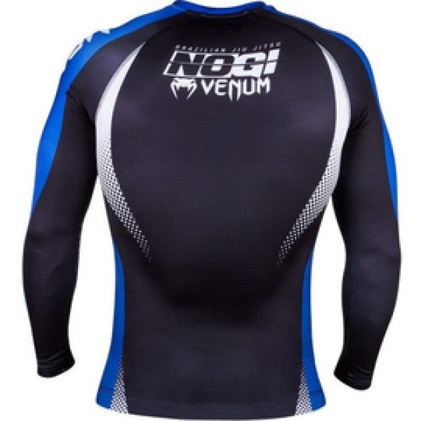 Рашгард Venum No Gi IBJJF Approved Rash Guard Black Blue