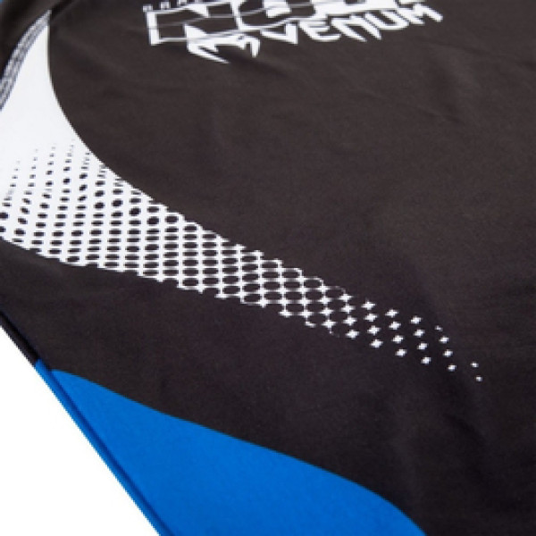 Рашгард Venum No Gi IBJJF Approved Rash Guard Black Blue