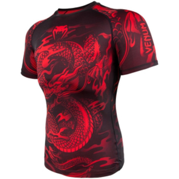 Рашгард Venum Dragons Flight Rashguard Short Sleeves Red