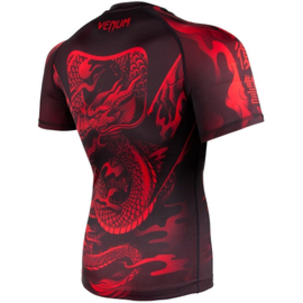 Рашгард Venum Dragons Flight Rashguard Short Sleeves Red