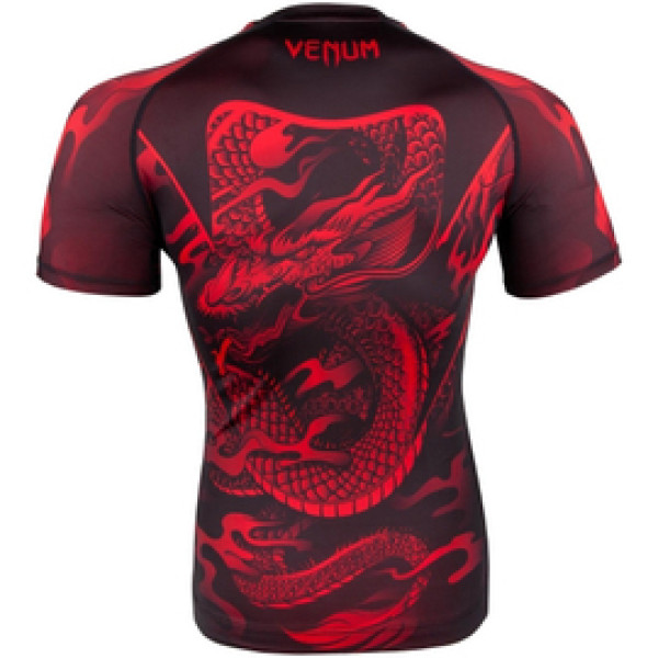 Рашгард Venum Dragons Flight Rashguard Short Sleeves Red