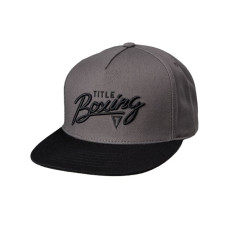 Кепка Title Boxing Script 3D Logo Adjustable Cap Grey Black