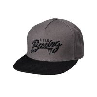 Кепка Title Boxing Script 3D Logo Adjustable Cap Grey Black