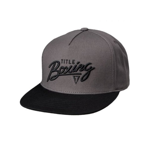 Кепка Title Boxing Script 3D Logo Adjustable Cap Grey Black