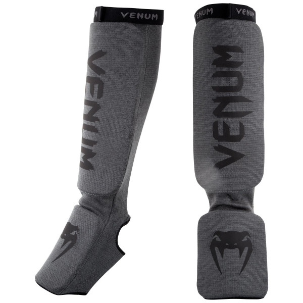 Защита голени и голеностопа Venum Kontact Shinguards Grey