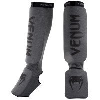 Защита голени и голеностопа Venum Kontact Shinguards Grey