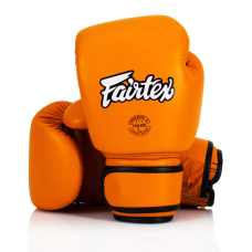 Боксерские перчатки Fairtex BGV16 Leather Muay Thai Boxing Gloves Orange