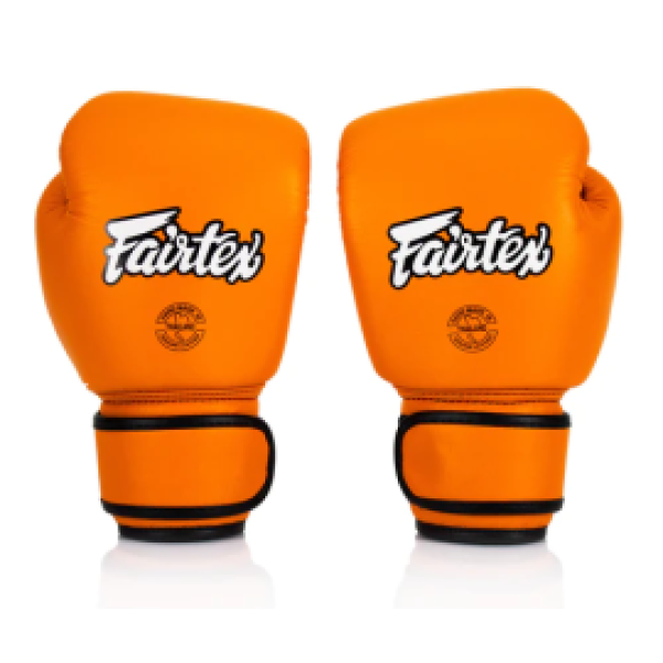 Боксерские перчатки Fairtex BGV16 Leather Muay Thai Boxing Gloves Orange