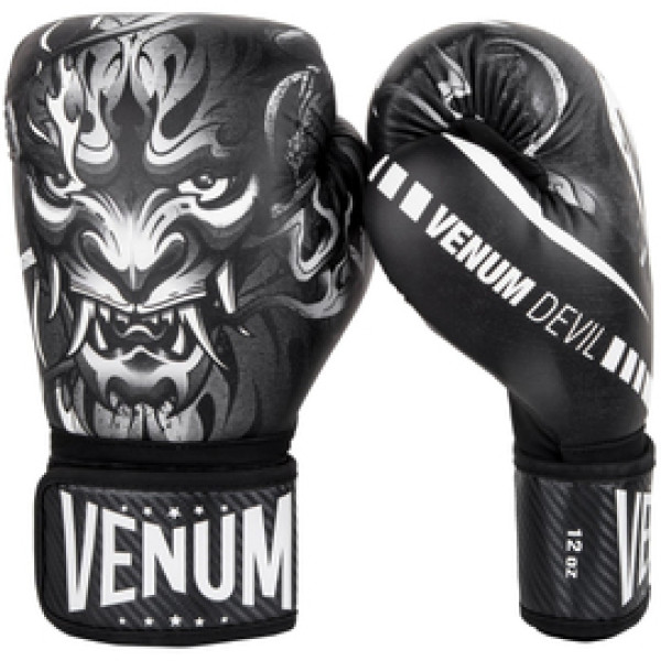 Боксерские перчатки Venum Devil Boxing Gloves White Black