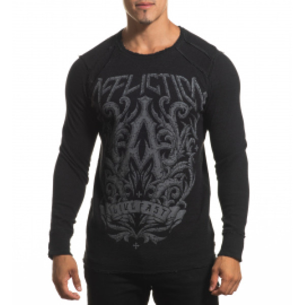 Двухсторонняя термалка Affliction Art of War A24419 Charcoal-Black