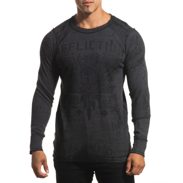 Двухсторонняя термалка Affliction Art of War A24419 Charcoal-Black