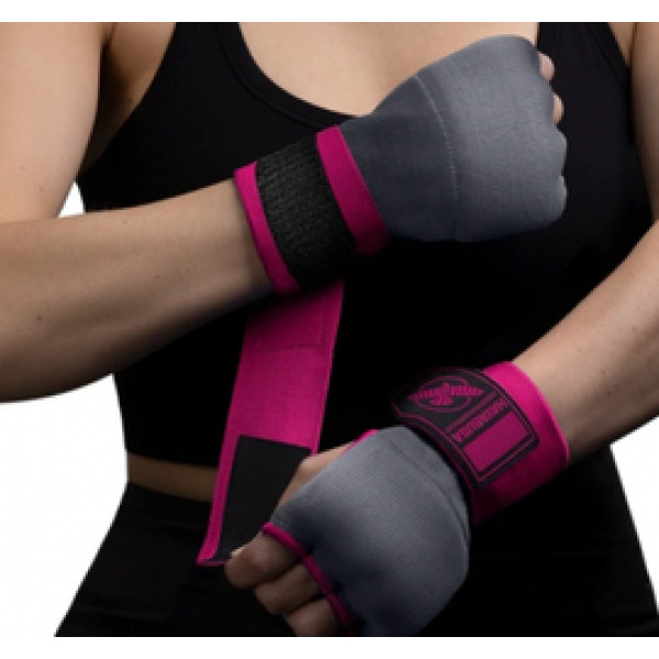 Гелевые бинты Hayabusa Quick Gel Handwraps Grey Pink