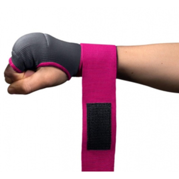 Гелевые бинты Hayabusa Quick Gel Handwraps Grey Pink