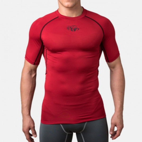 Компрессионная футболка Peresvit Air Motion Red Black Short Sleeve