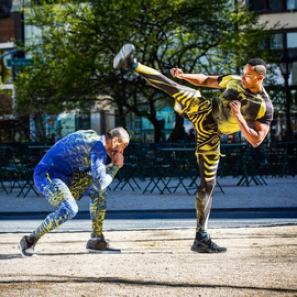 Компрессионные штаны Venum Tropical Compression Spats Blue