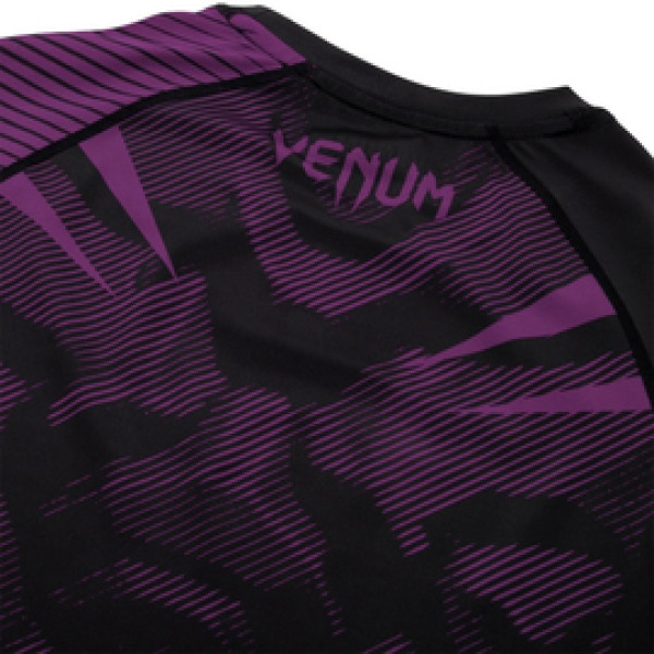 Рашгард Venum NoGi 2.0 Rashguard Short Black Purple