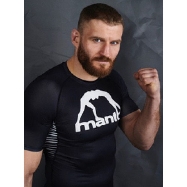 Рашгард MANTO Rashguard Logo Black White