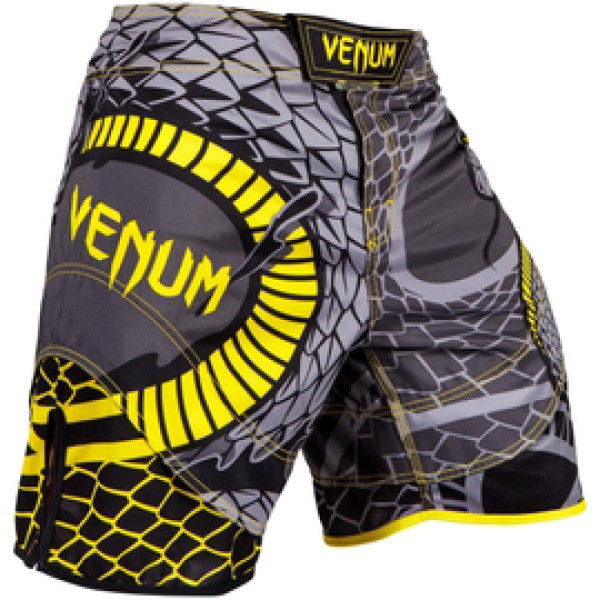 Шорты для MMA Venum Snaker Fightshorts Black Yellow