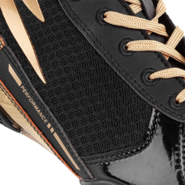 Боксерки Venum Giant Low Boxing Shoes Black Gold