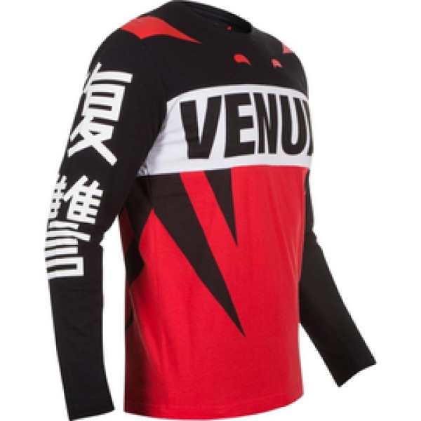 Лонгслив Venum Revenge T-Shirt Red Black