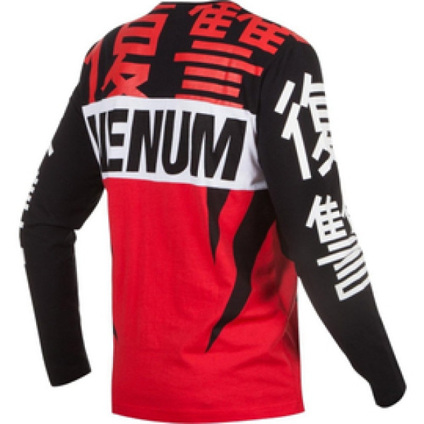 Лонгслив Venum Revenge T-Shirt Red Black