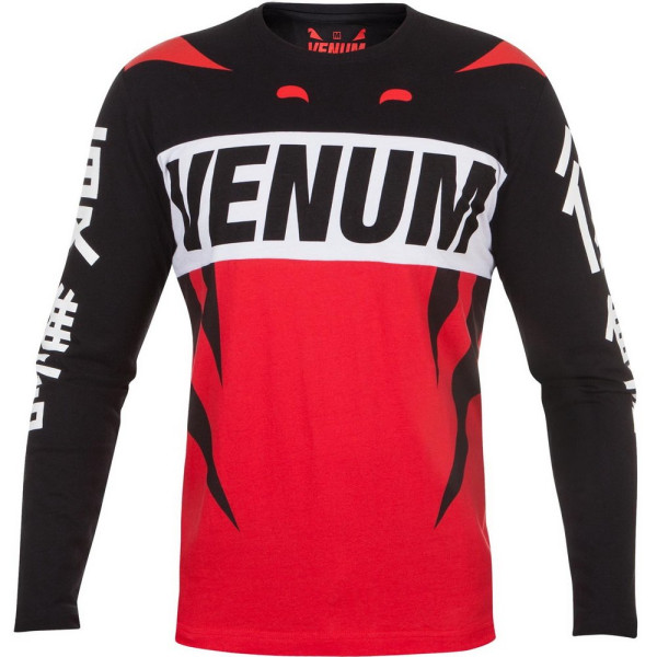 Лонгслив Venum Revenge T-Shirt Red Black