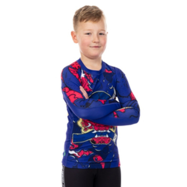 Детский рашгард Tatami Kids Oni Eco Tech Recycled Rash Guard