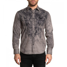 Рубашка Affliction Conspiracy LS Woven Khaki