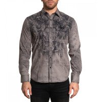 Рубашка Affliction Conspiracy LS Woven Khaki