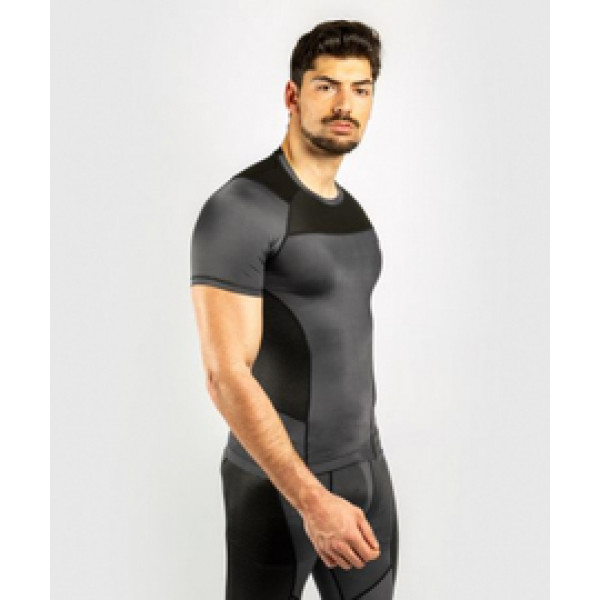 Рашгард Venum G-Fit Rashguard Short Sleeves Grey Black