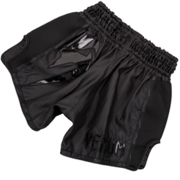 Шорты для тайского бокса Venum Giant Muay Thai Shorts Black Black