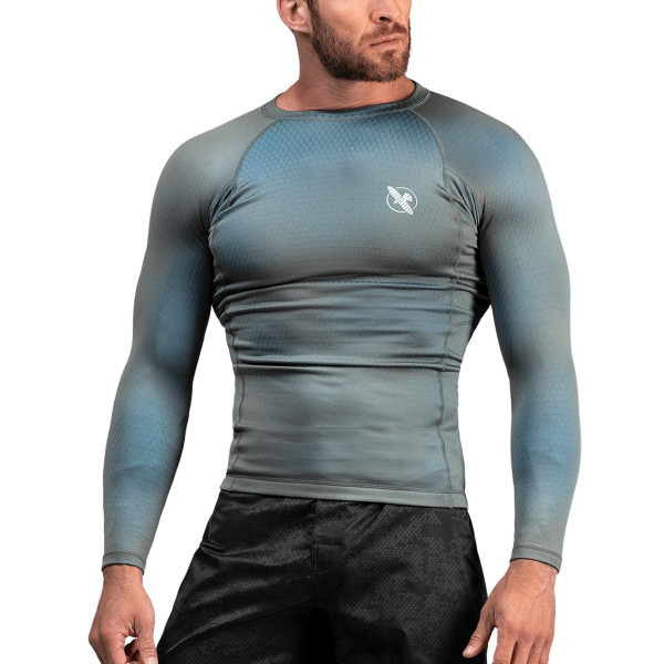 Рашгард Hayabusa Fusion Rashguard - Grey Aqua