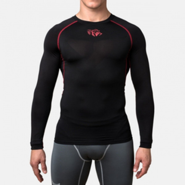 Компрессионная футболка Peresvit Air Motion Black Red Long Sleeve