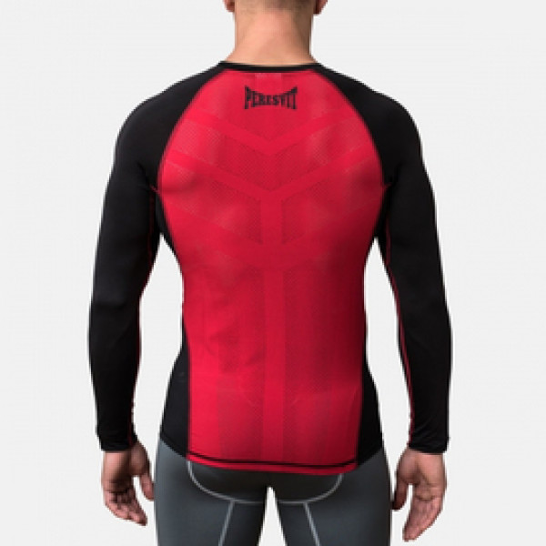 Компрессионная футболка Peresvit Air Motion Black Red Long Sleeve