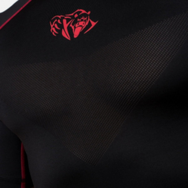 Компрессионная футболка Peresvit Air Motion Black Red Long Sleeve